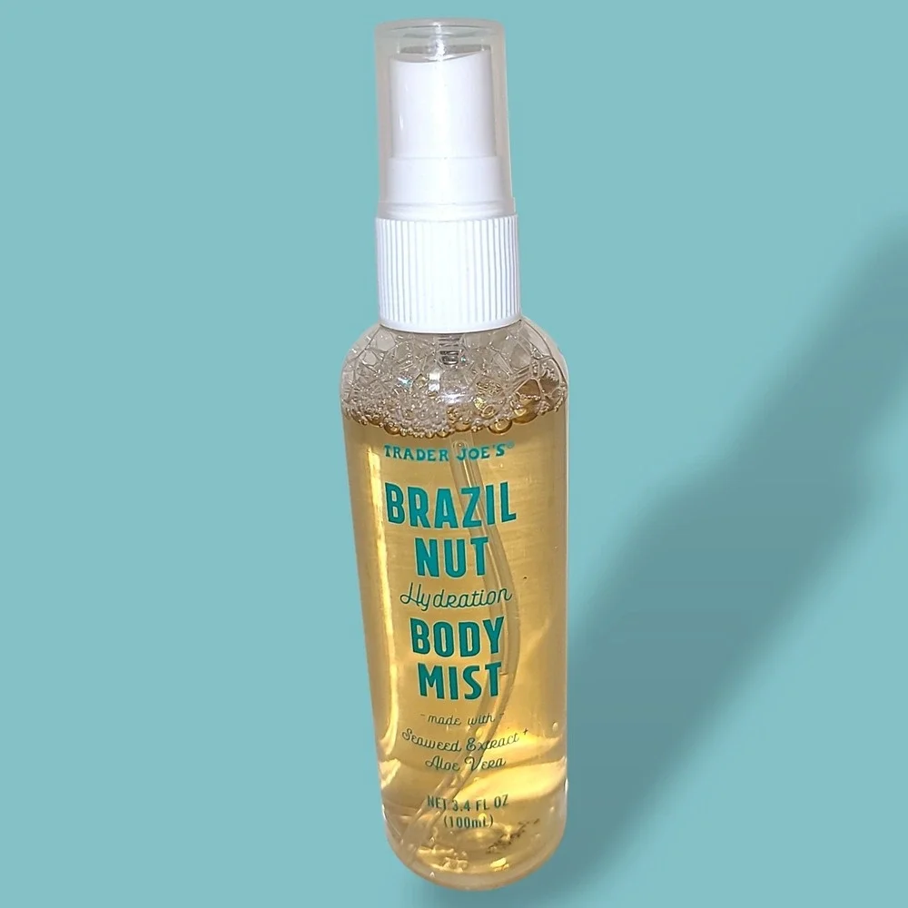 Trader Joe's Brazil Nut Hydration Body Mist 3.4 fl. oz. New Discontinued